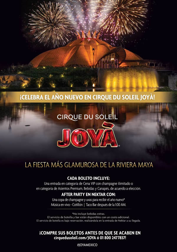 Cena fin de Año en Circo de Soleil - ELITOURS - Ofertas de Viajes